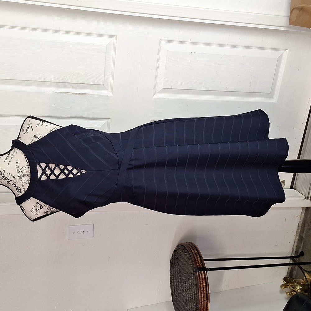 GUESS Women's Bandage Dress Navy Women 10